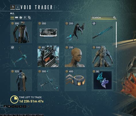 my warframe inventory.